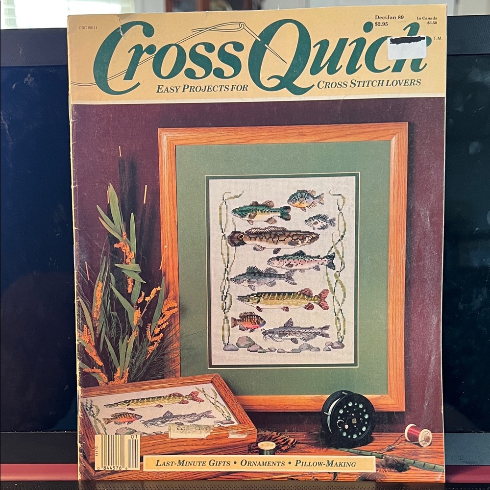 Cross Quick Cross Stitch Lovers Magazine Jan 1989